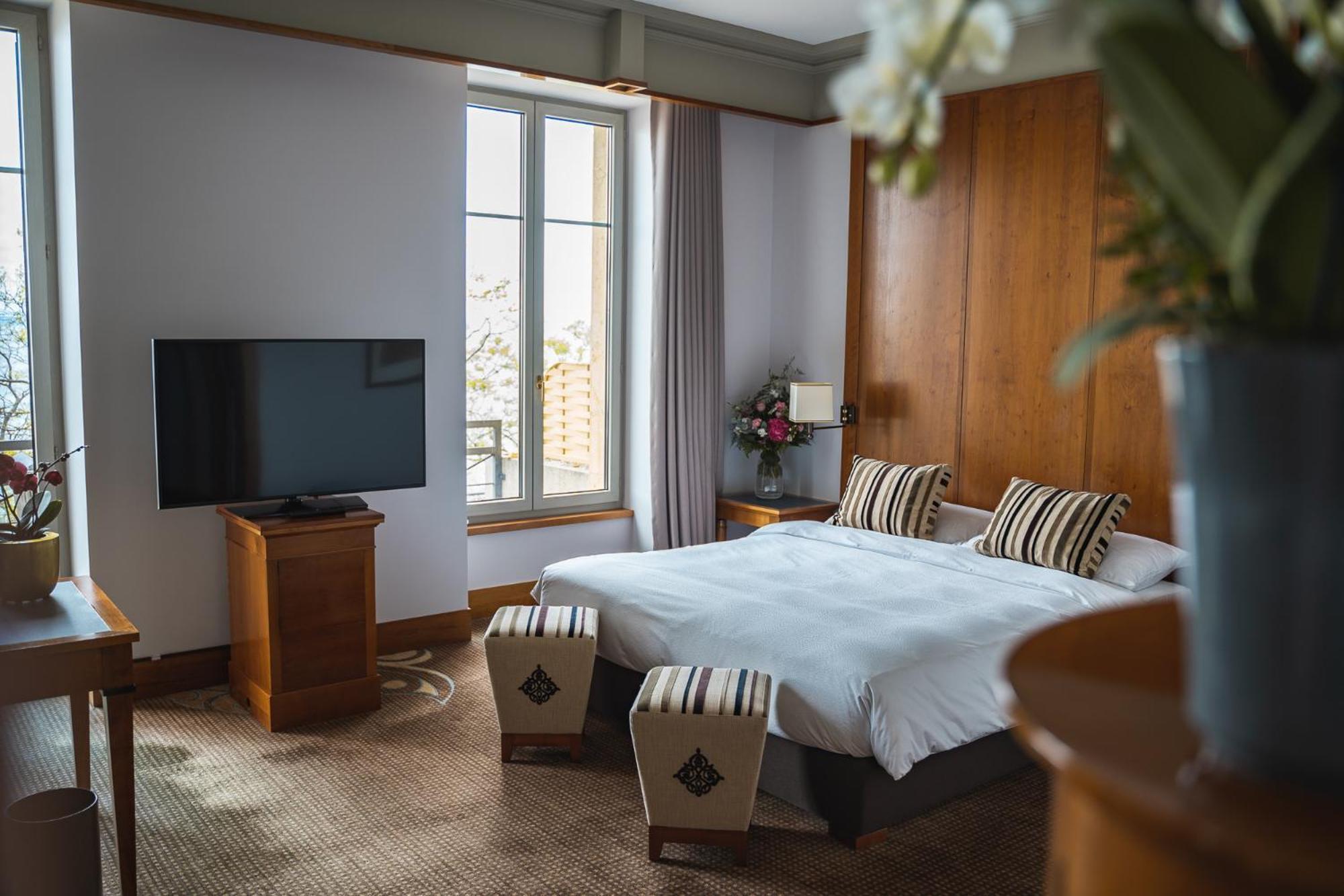 ボー リヴァージュ ホテル ヌシャテル エクステリア 写真 A room at the hotel